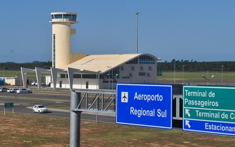 Na contramão da média estadual, movimento do Aeroporto de Jaguaruna tem crescimento no primeiro trimestre de 2024