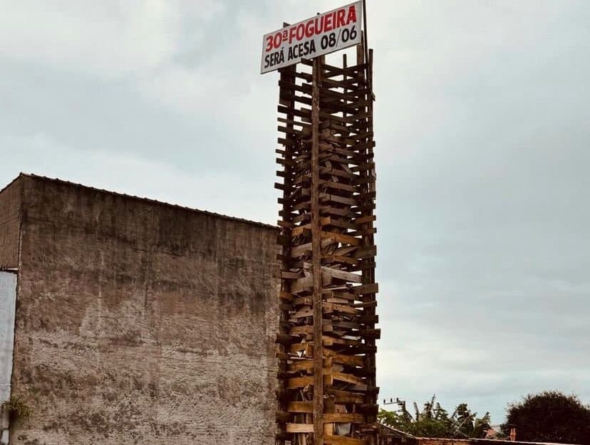 Tradicional queima da fogueira da festa da Passagem é neste fim de semana