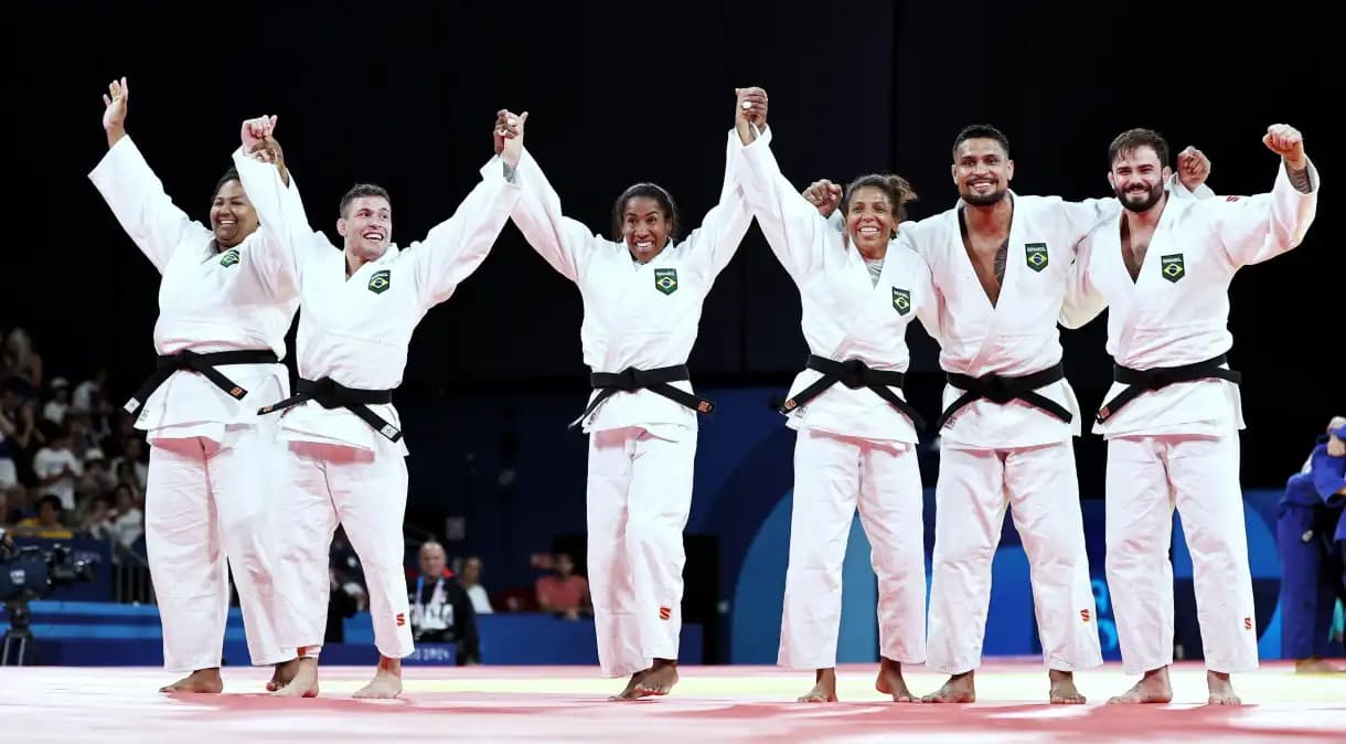 🥉 OLIMPÍADA: Brasil conquista bronze na disputa por equipes mistas no judô