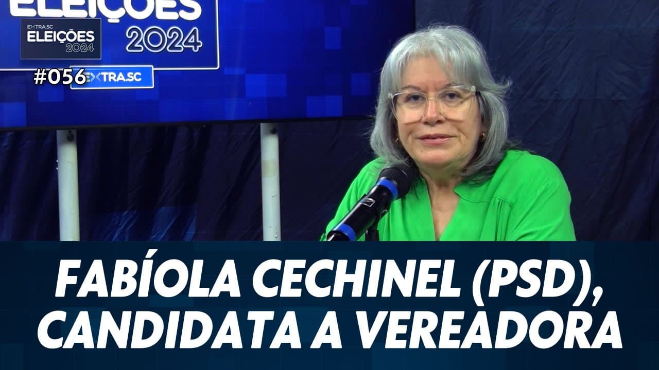 ASSISTA: Conheça Fabíola Cechinel (PSD), candidata a vereadora de Tubarão – Eleições #056