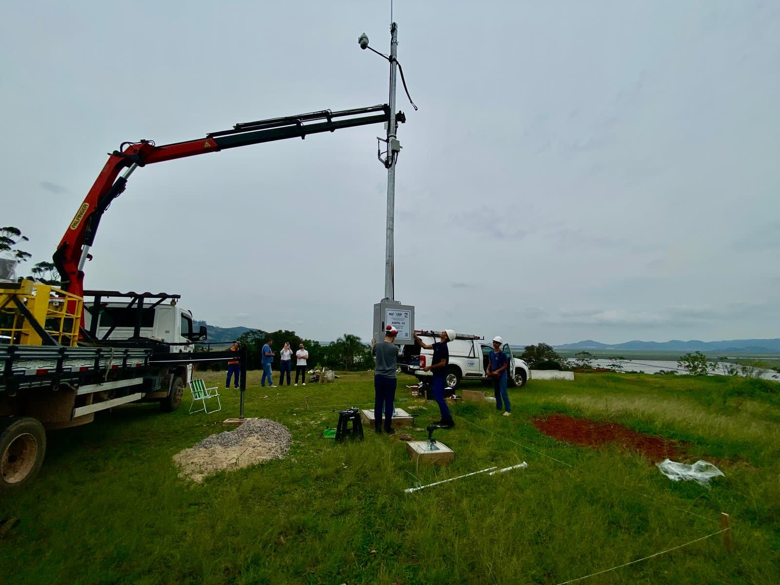 Rede de monitoramento hidrometeorológico começa a ser instalada em Tubarão e região