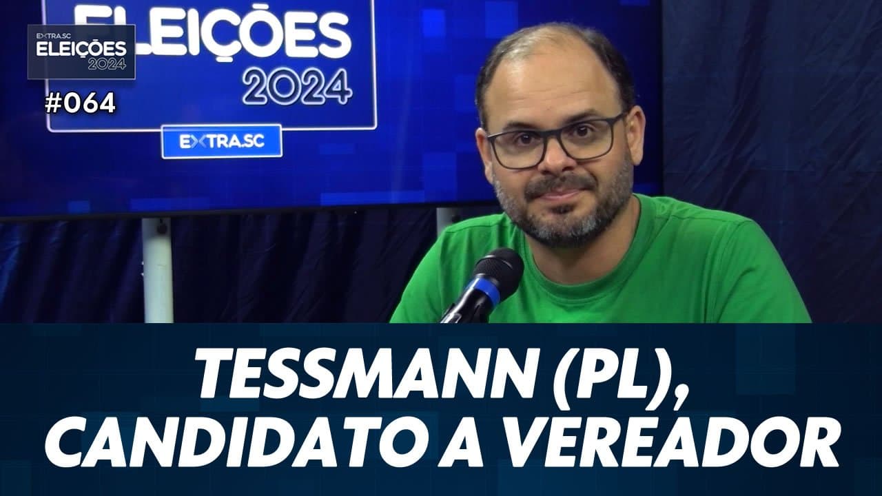 ASSISTA: Conheça Tessmann (PL), candidato a vereador de Tubarão – Eleições #064