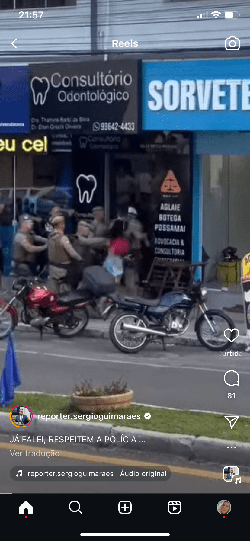 Casal é preso após desacatar e agredir policiais durante revista em frente a conveniência