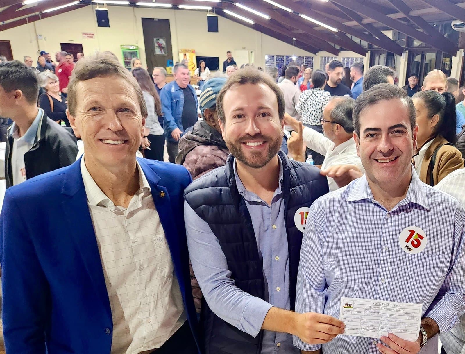 Rodrigo Pavei é o novo presidente do MDB Tubarão