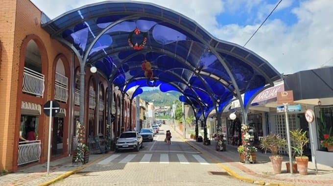 Rua Coberta de Gravatal será inaugurada nesta sexta-feira (6)