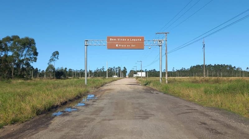 Pavimentação do segundo trecho de acesso à Praia do Sol deve ser concluído no começo de 2025
