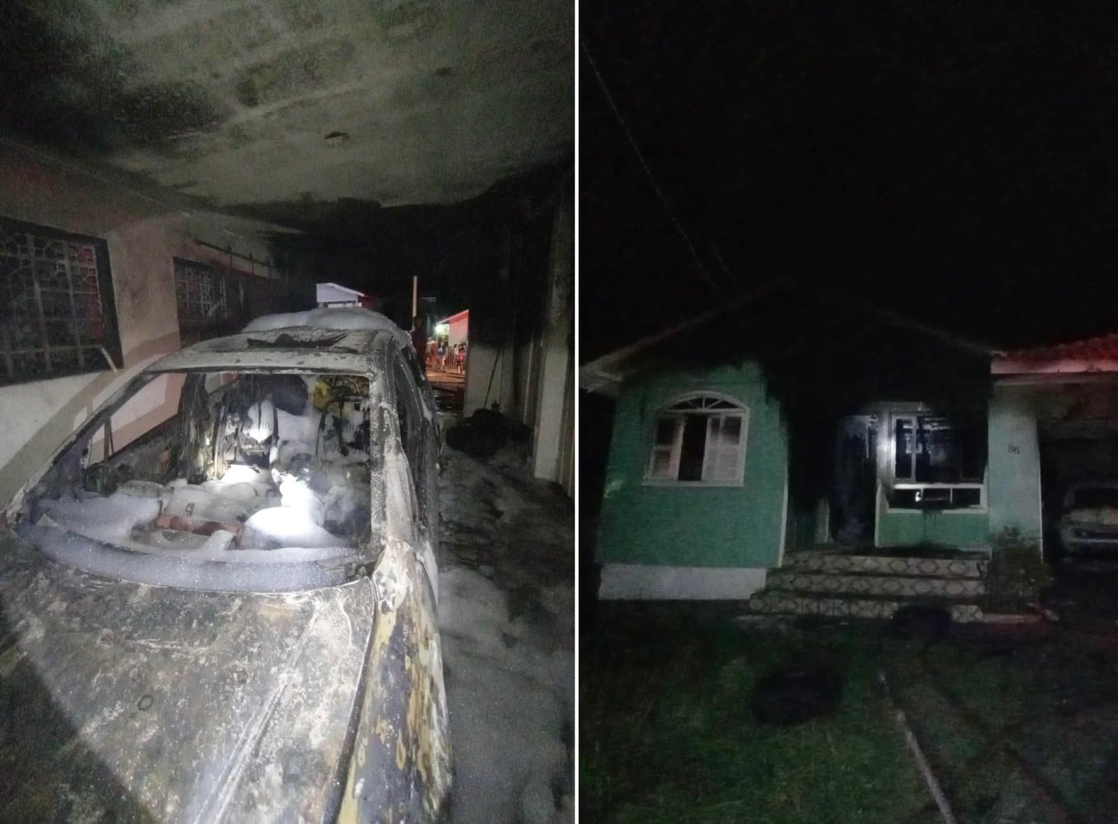 Gatos morrem em incêndio que iniciou em carro e se espalhou pela casa