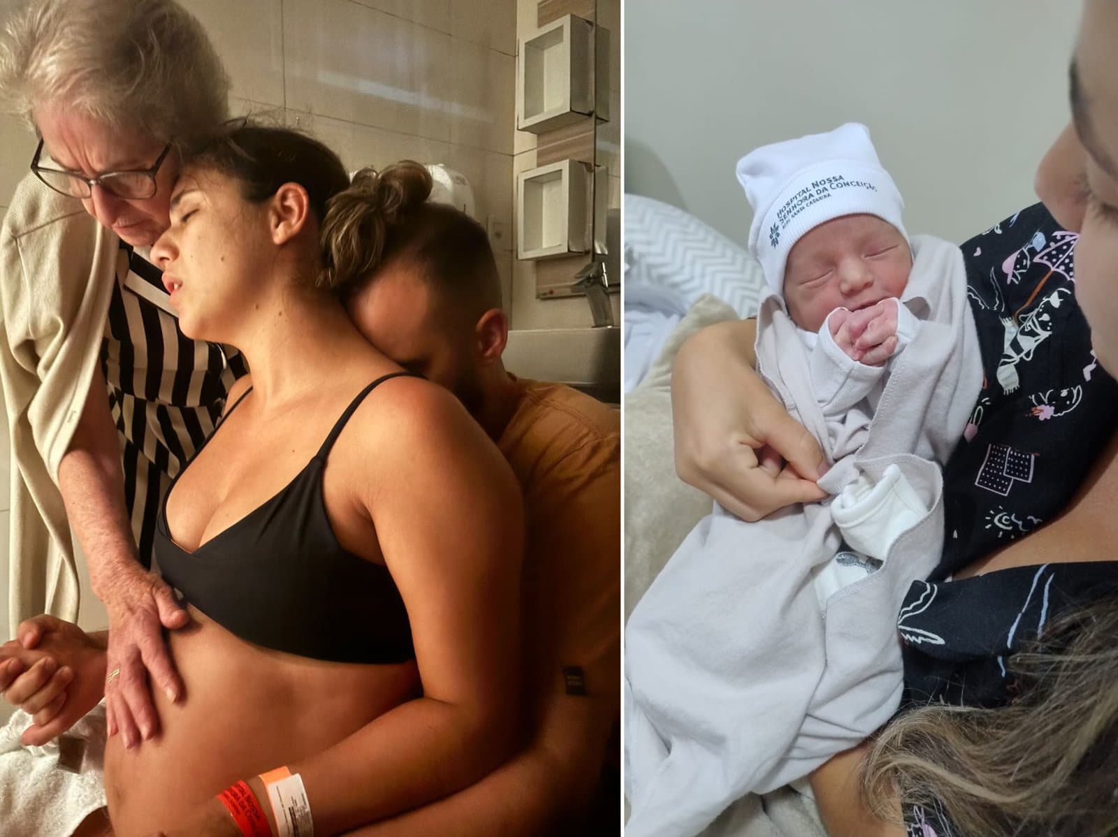 Parteira acompanha o nascimento do primeiro bisneto