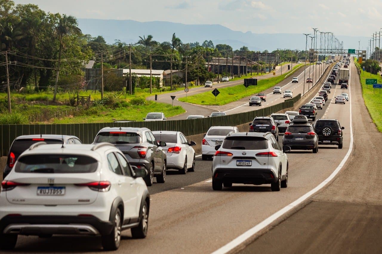 Trecho sul da BR-101 deve receber mais de 1,2 milhão de veículos até a Quarta-feira de Cinzas