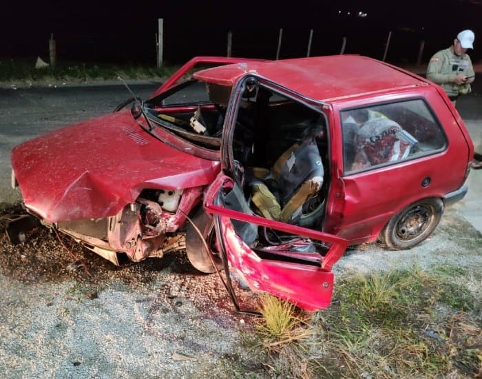 Homem de 36 anos morre após grave acidente na SC-390, em Pedras Grandes