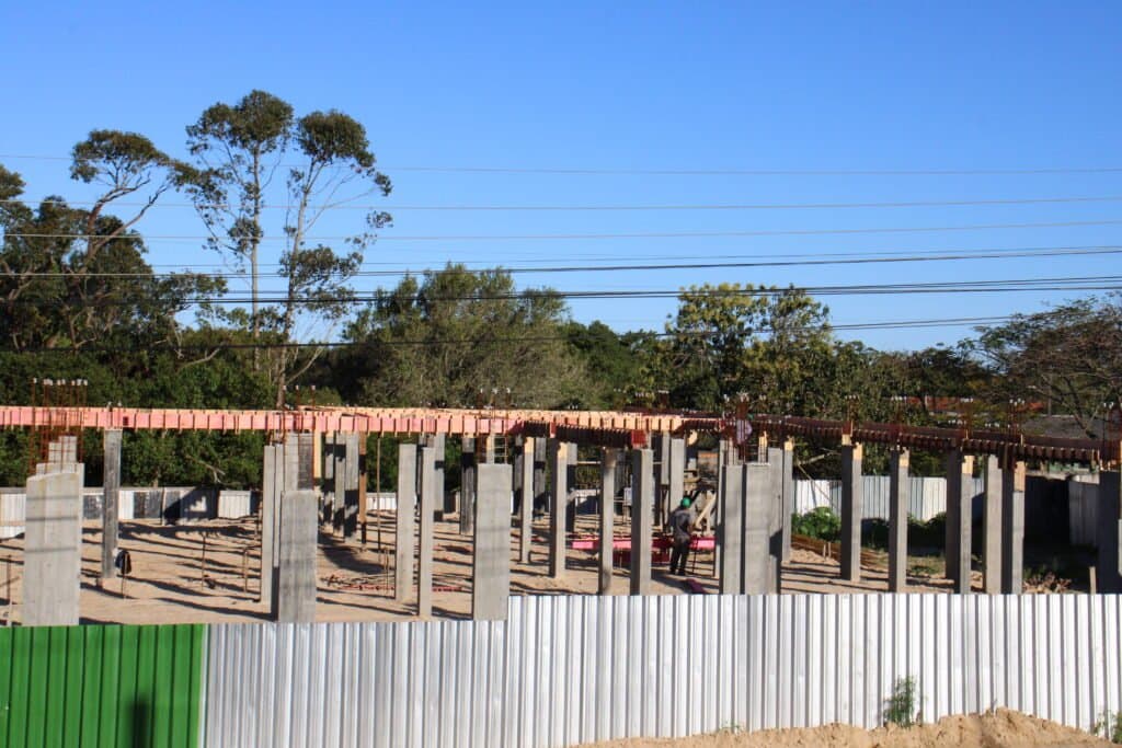 Laguna: construção do posto de saúde da Nova Fazenda está 30% concluída