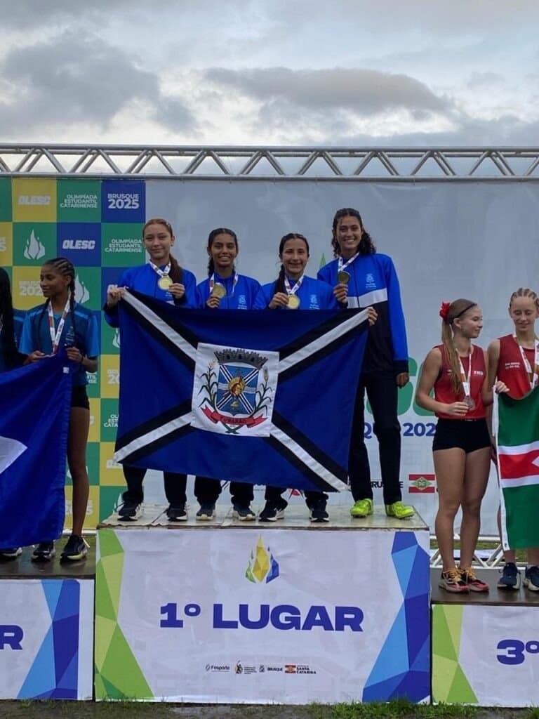 Tubarão inicia Olesc com destaque no atletismo e conquista pódio no feminino