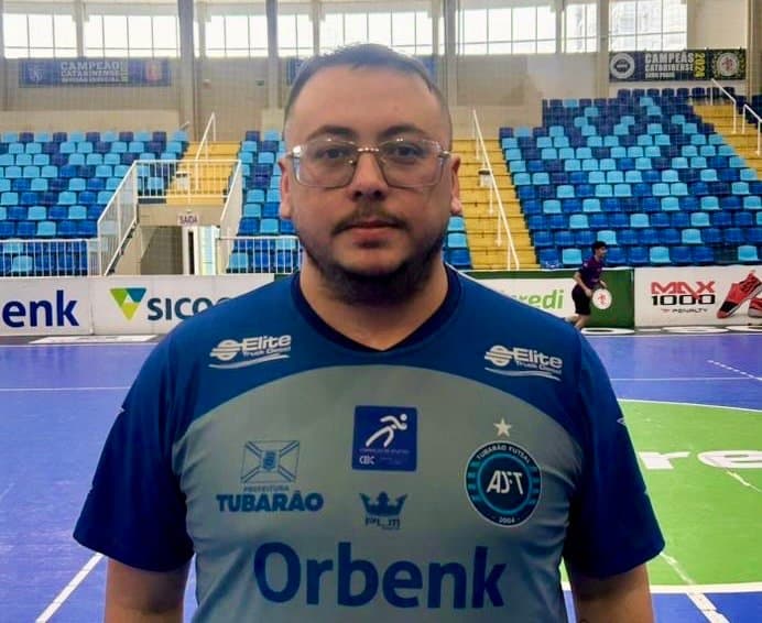 Matheus de Holanda Nunes é o novo treinador do Tubarão Futsal