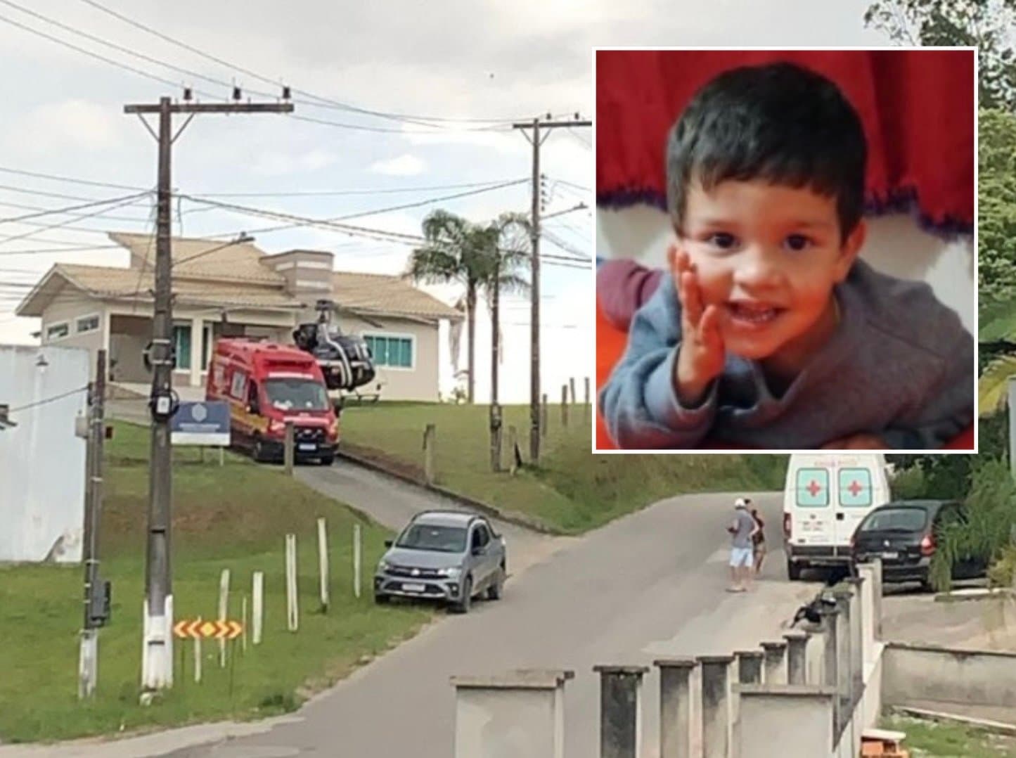 Menino de 3 anos morre após se afogar na piscina de casa