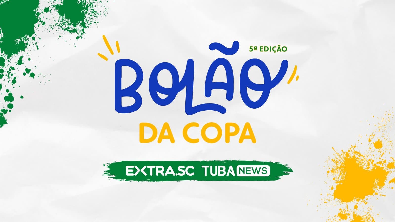 EXTRA.SC e Tuba News promovem quinta edição do Bolão da Copa