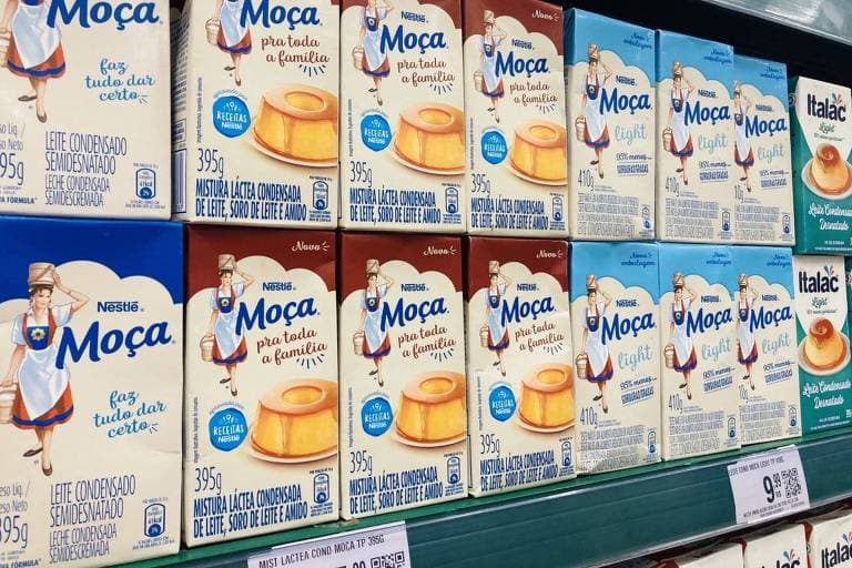 É leite condensado? Inflação alta faz similares lácteos ganharem espaço nas prateleiras
