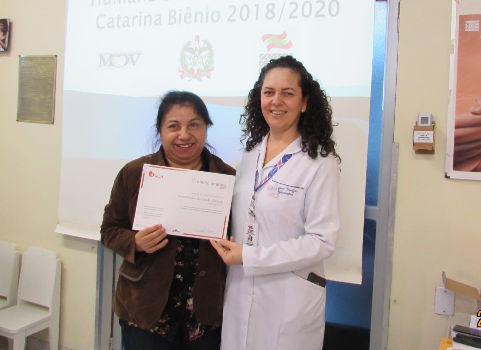 Banco de leite humano do HNSC é reconhecido