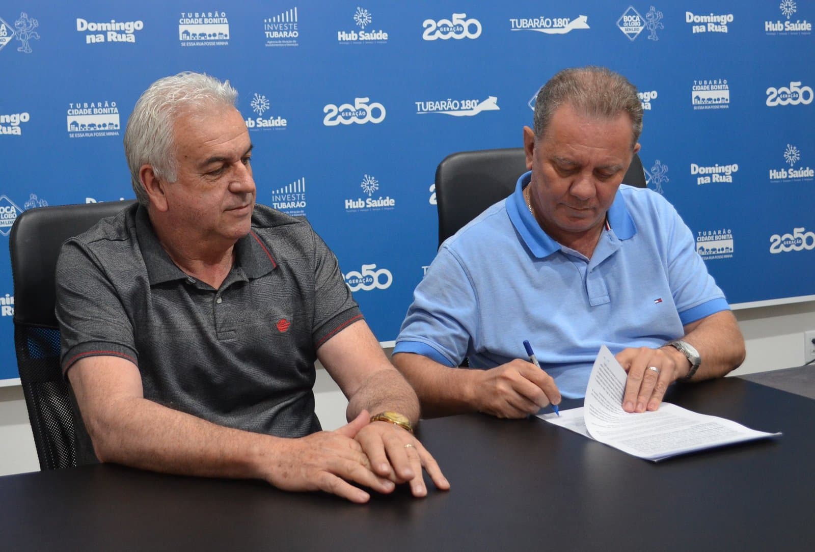 Tubarão e Capivari de Baixo celebram termo para quitação parcial de débitos