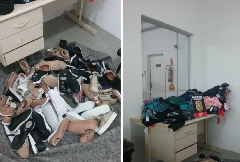 Quatro mulheres furtam 112 peças de roupas e 43 pares de sapatos no shopping
