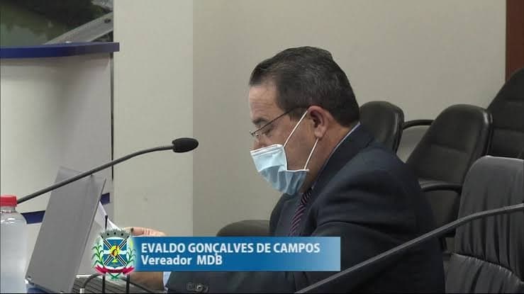 Vereador Evaldo de Campos (MDB) testa positivo para coronavírus