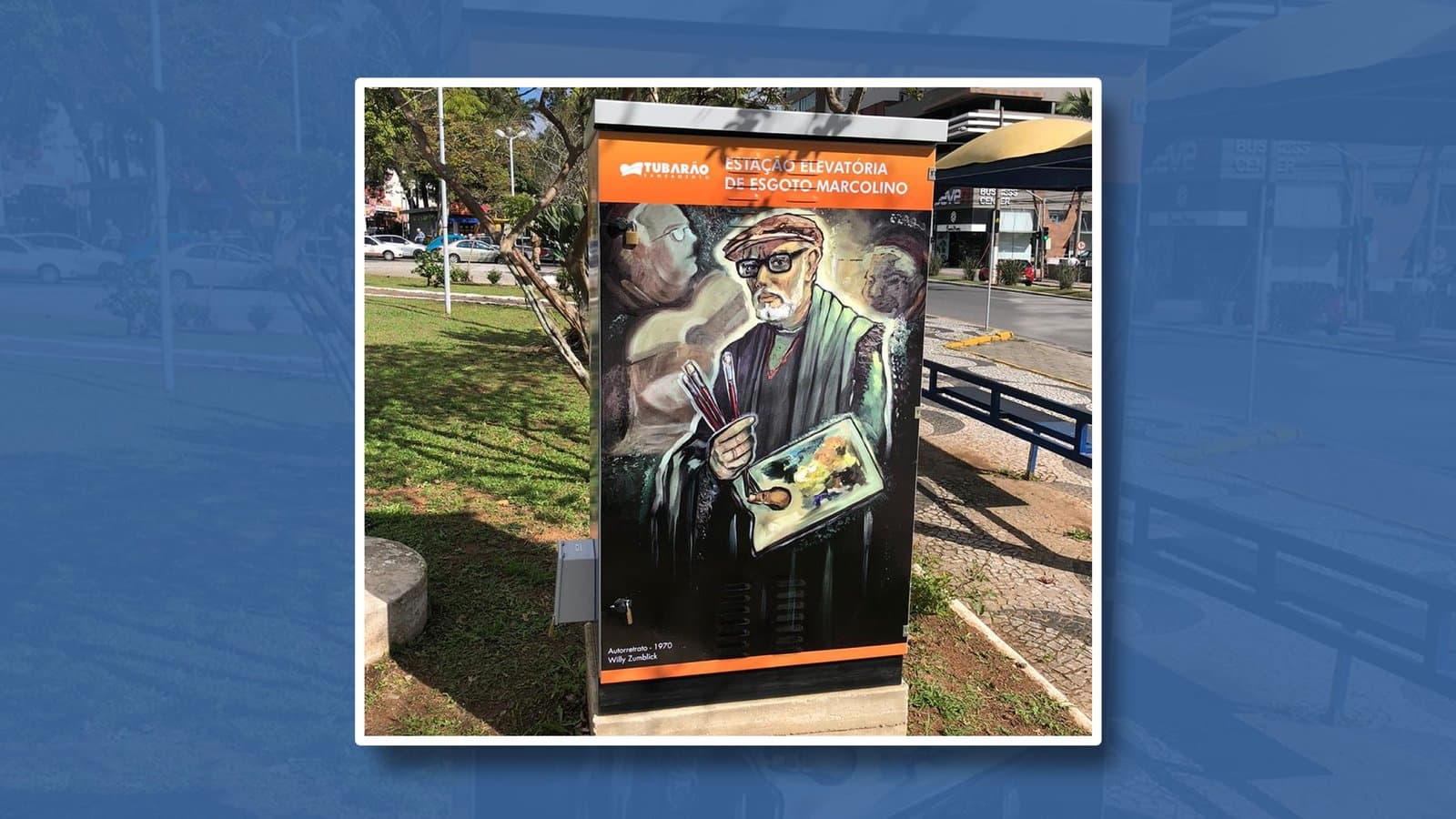 Willy Zumblick ganha homenagem em estação da Tubarão Saneamento