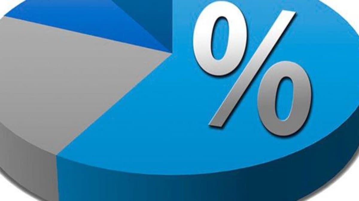 As taxas médias de mercado