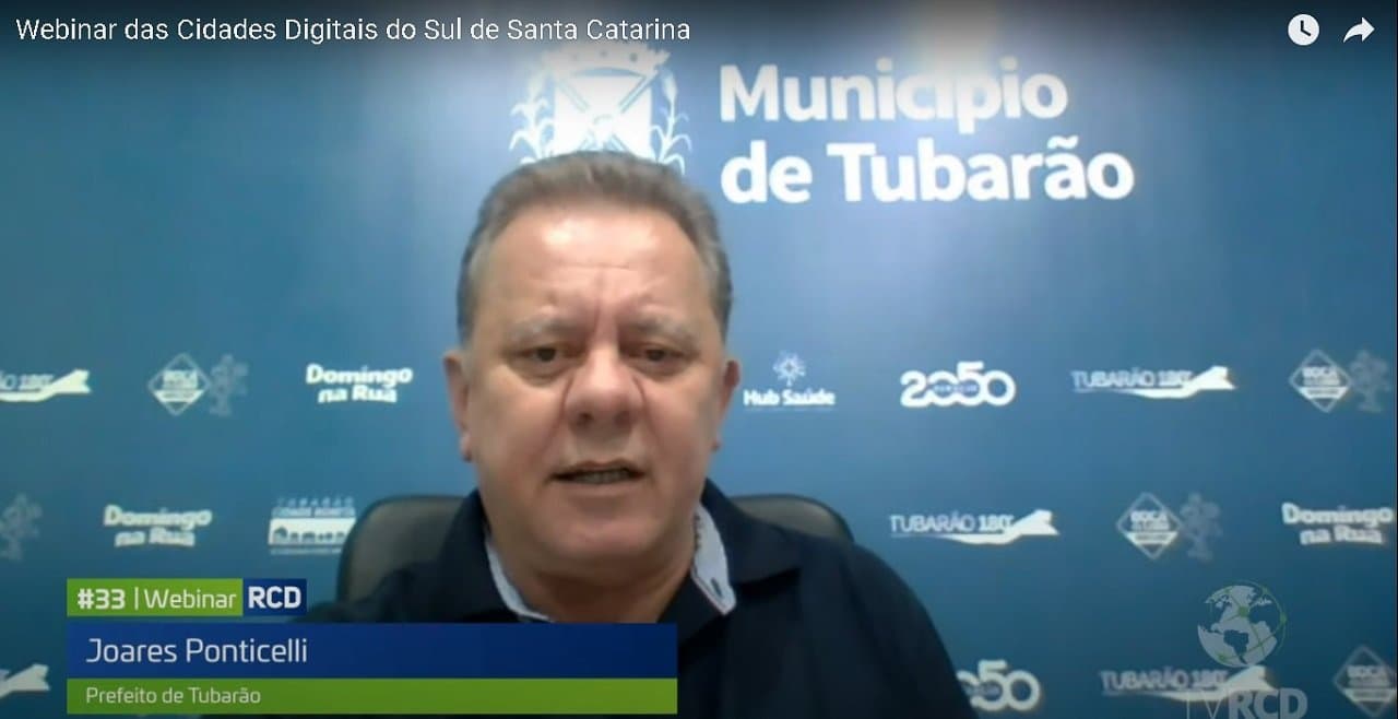 Iniciativas de Tubarão são apresentadas em evento online sobre inovação