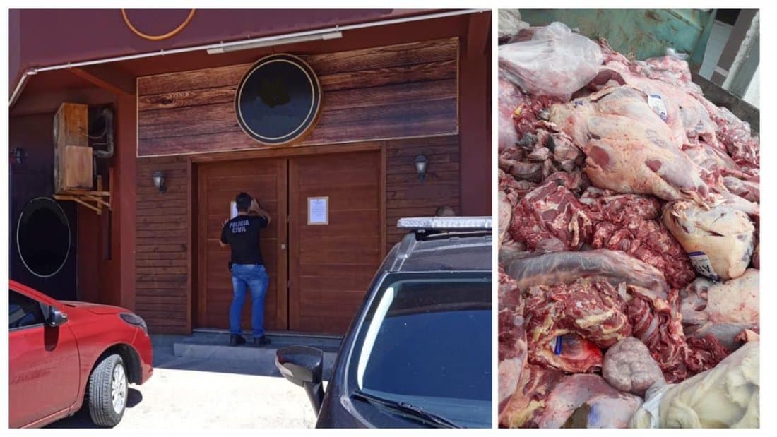 15 toneladas de carne são apreendidas de açougue de Tubarão