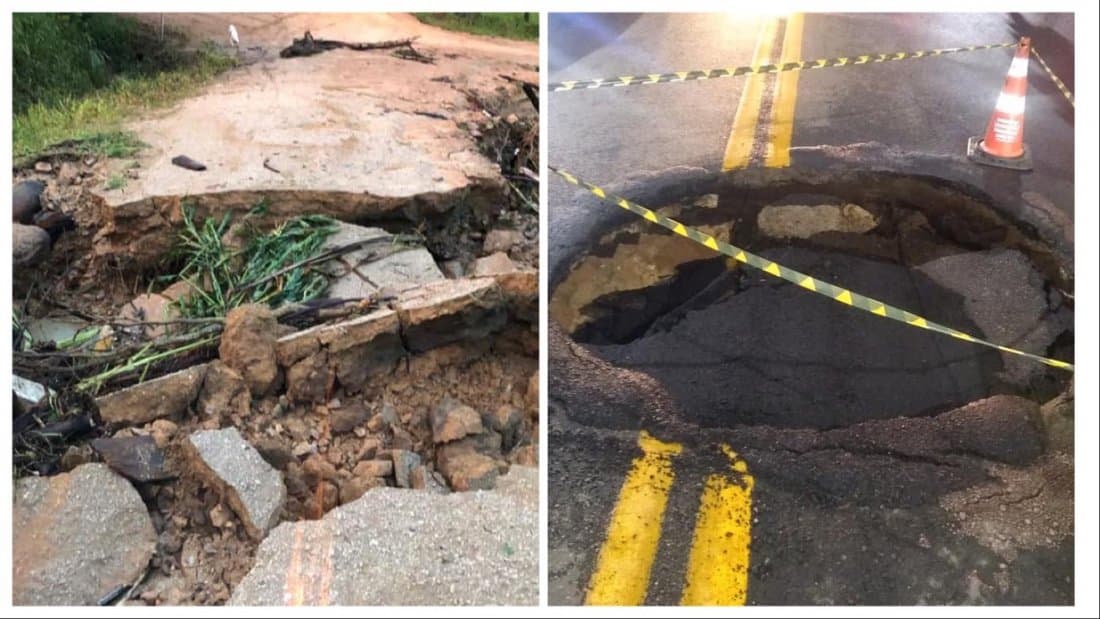 Chuva provoca estragos na Amurel