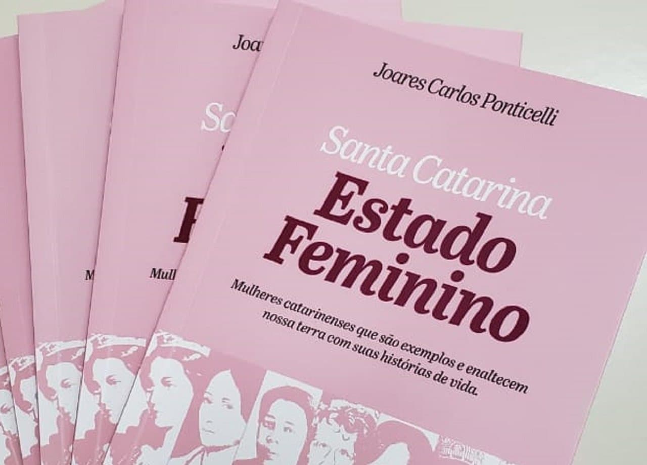 Joares Ponticelli lança livro que homenageia mulheres catarinenses
