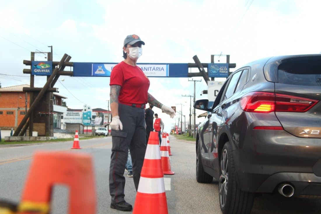 Garopaba terá barreiras sanitárias no feriado de Páscoa