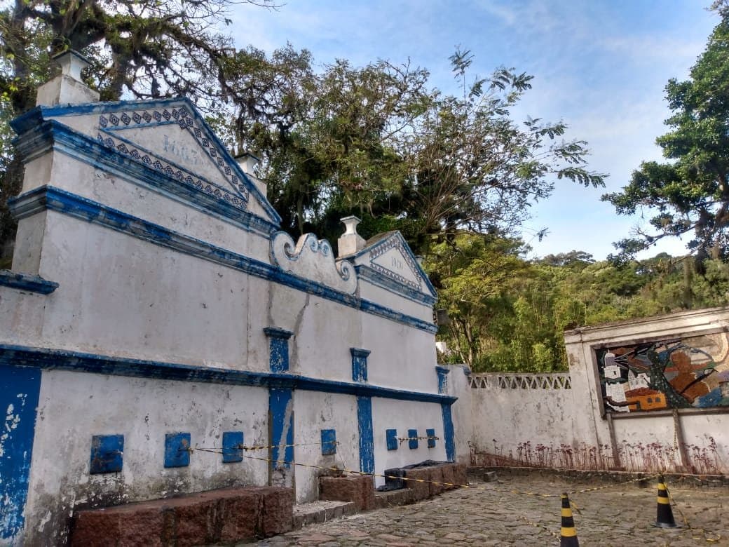 Fonte da Carioca passa por restaurações