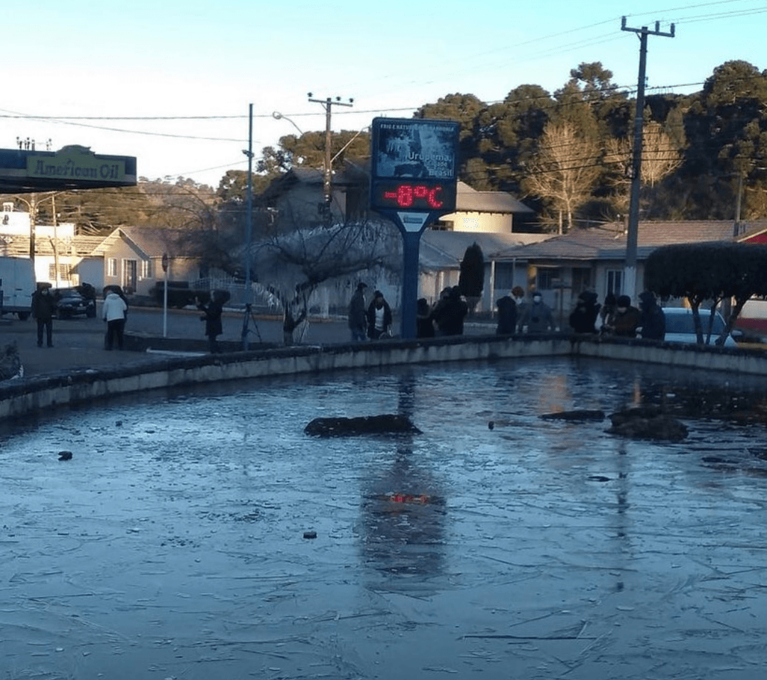 Urupema registra -8,92°C, a menor temperatura do ano