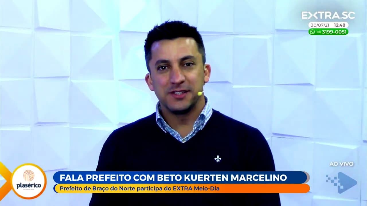 ASSISTA: “Fala Prefeito” com Beto Kuerten Marcelino, de Braço do Norte