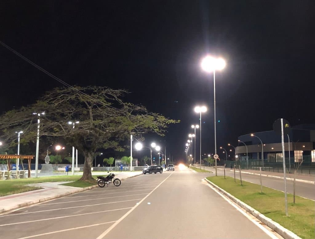 Avenida Afonso Pena é mais uma via que recebe a operação Tubarão Iluminada