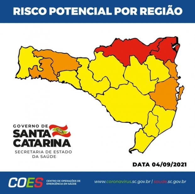 Melhora a classificação da Amurel no mapa de risco para a Covid-19