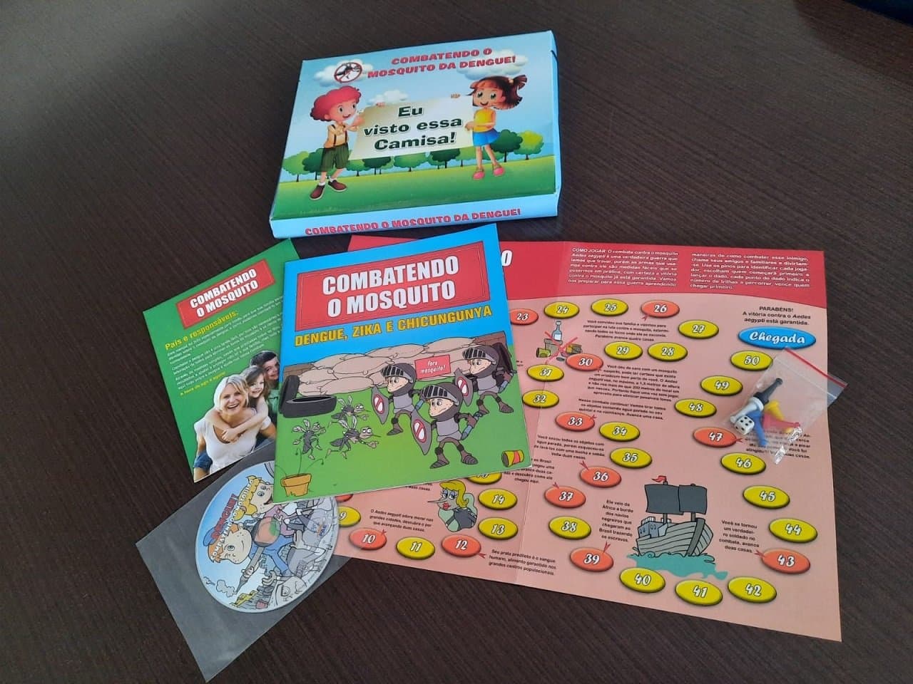 Estudantes de Braço do Norte recebem kits educativos sobre o Aedes Aegypti