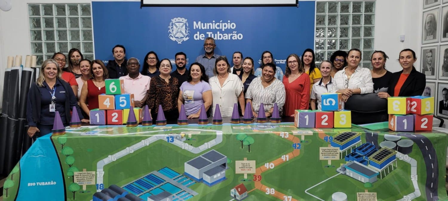 Jogo gigante vai ensinar questões ambientais de forma divertida em Tubarão