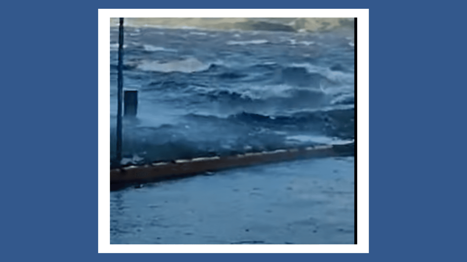 Portinho da Vila, em Imbituba, sofre com forte ressaca