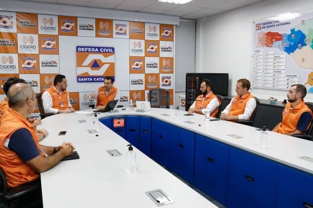 Sala de Situação da Defesa Civil é ativada e monitora volume de chuvas no estado