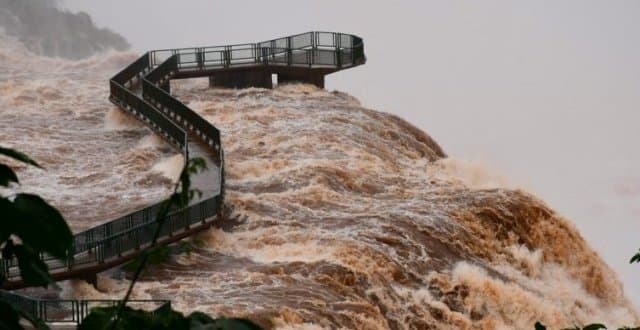 Cataratas do Iguaçu têm a sua maior vazão em 5 anos
