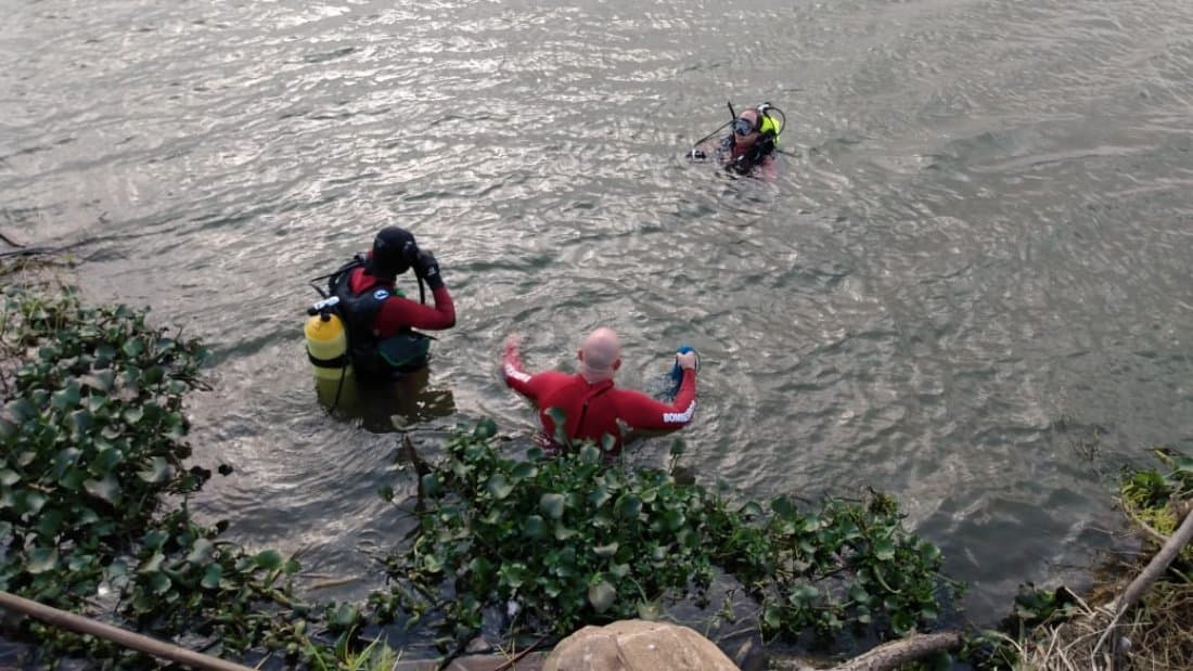Corpo de idosa caroneira de carro que caiu no Rio Tubarão é encontrado