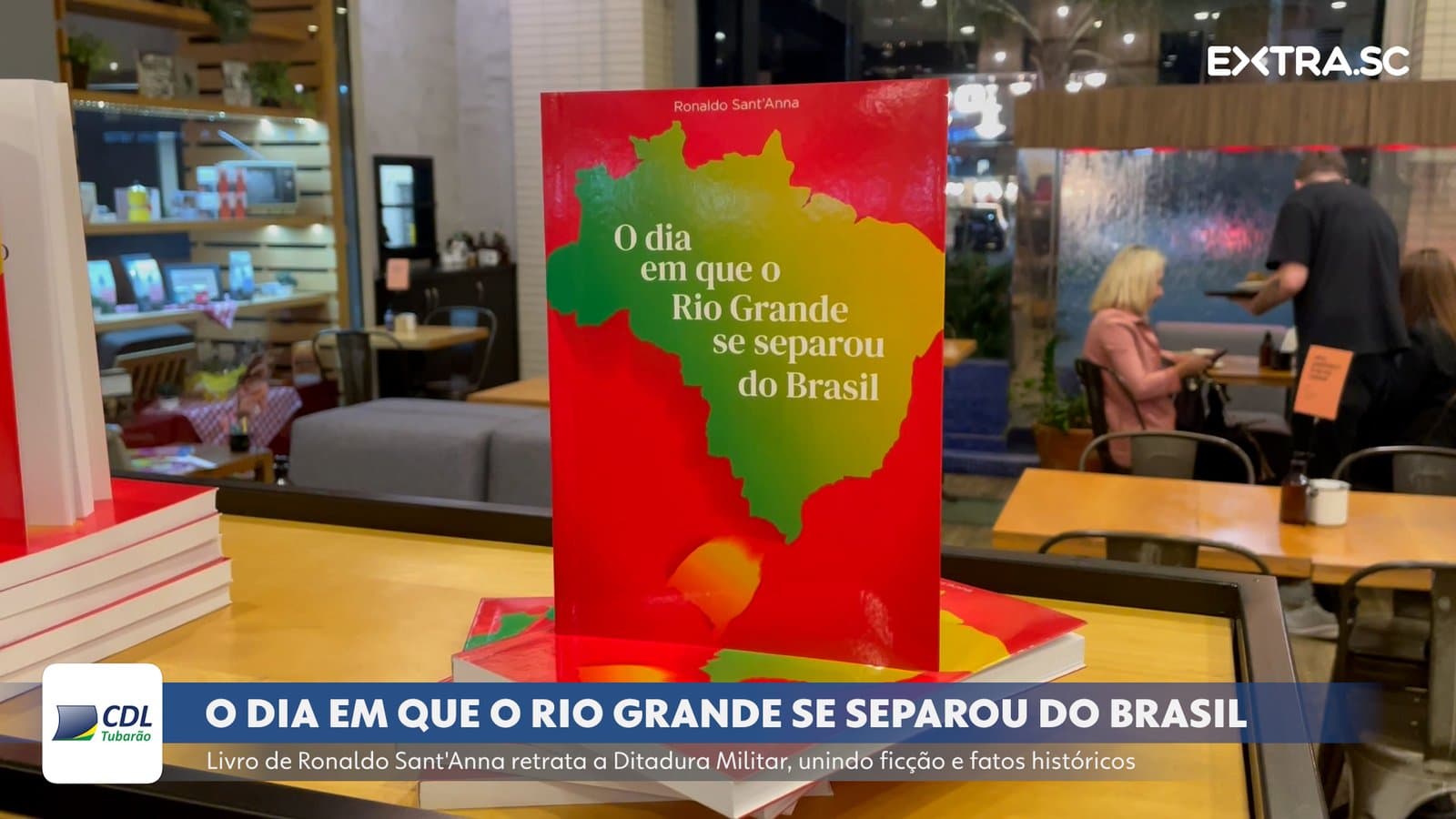 Ronaldo Sant'Anna lança o livro "O dia em que o Rio Grande se separou do Brasil"