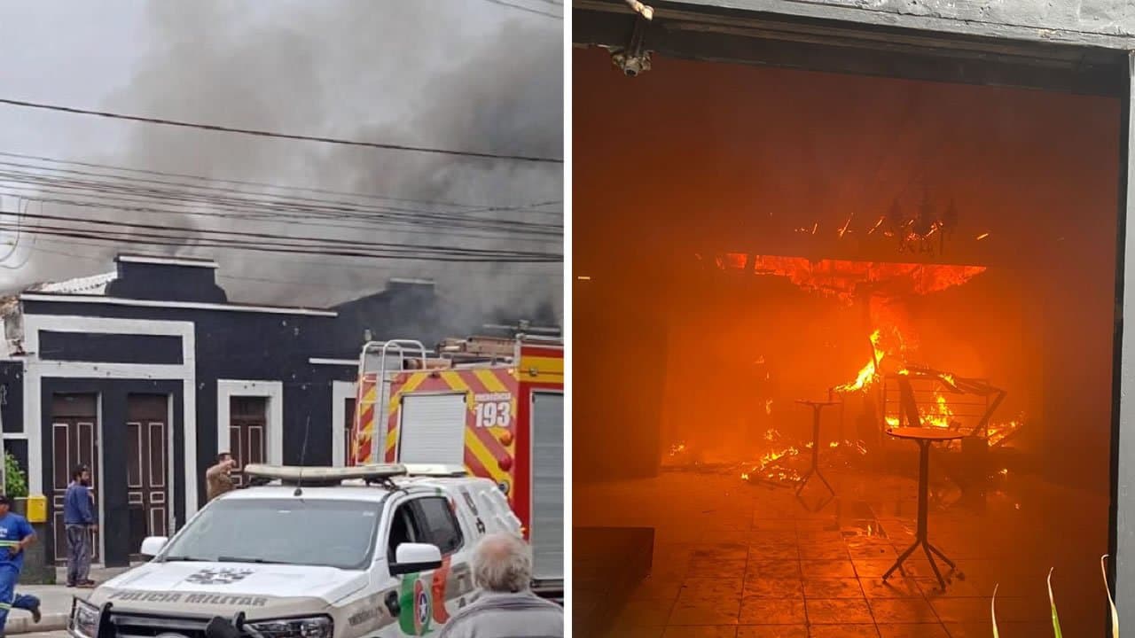 Incêndio atinge casa noturna em Tubarão