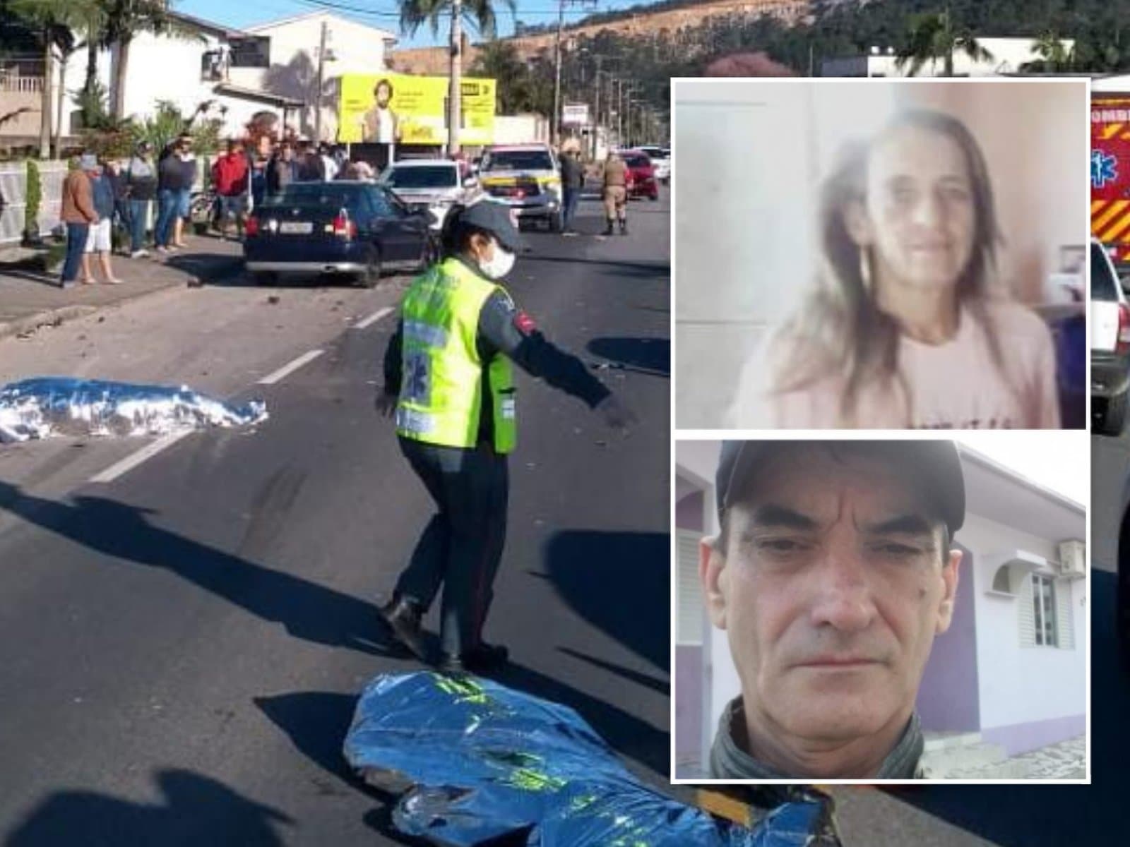 Motorista que causou a morte de casal de moto apresentava sinais de embriaguez