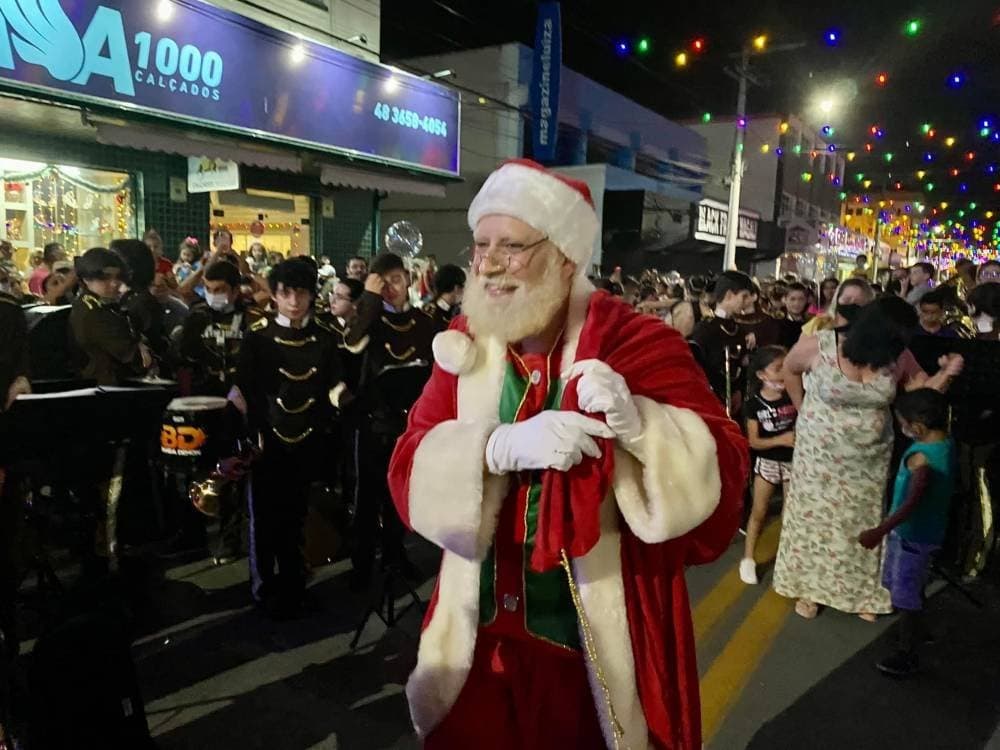 Chegada do Papai Noel será na próxima terça-feira (29) em Braço do Norte
