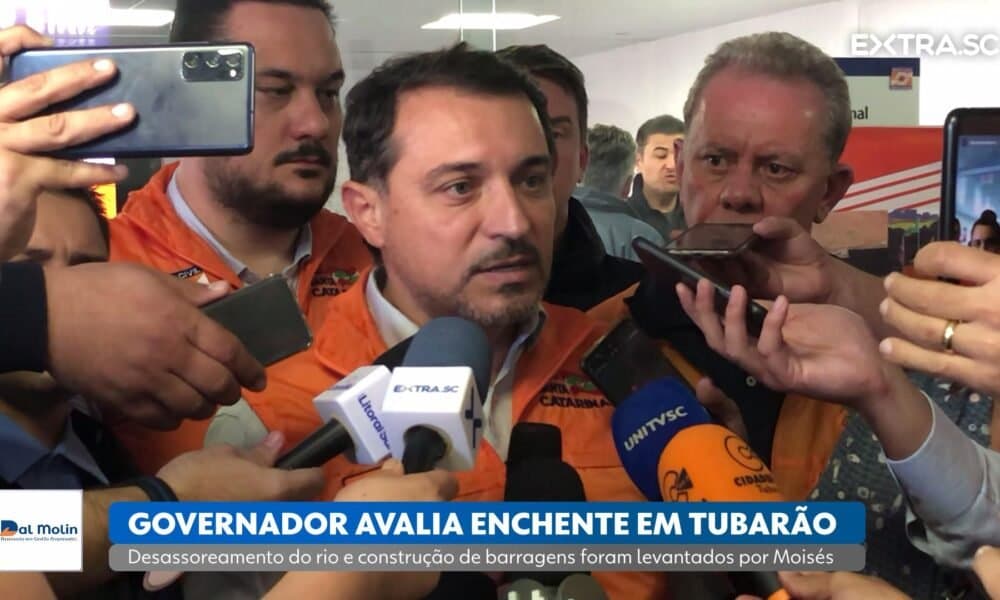 Governador Carlos Moisés estará em Tubarão nesta sexta-feira (11)