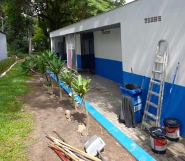 Banheiro público da Praça 7, em Tubarão, é reformado