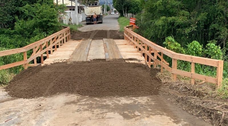 Após passar por reforma, Ponte do Jarrão é reaberta ao tráfego de veículos