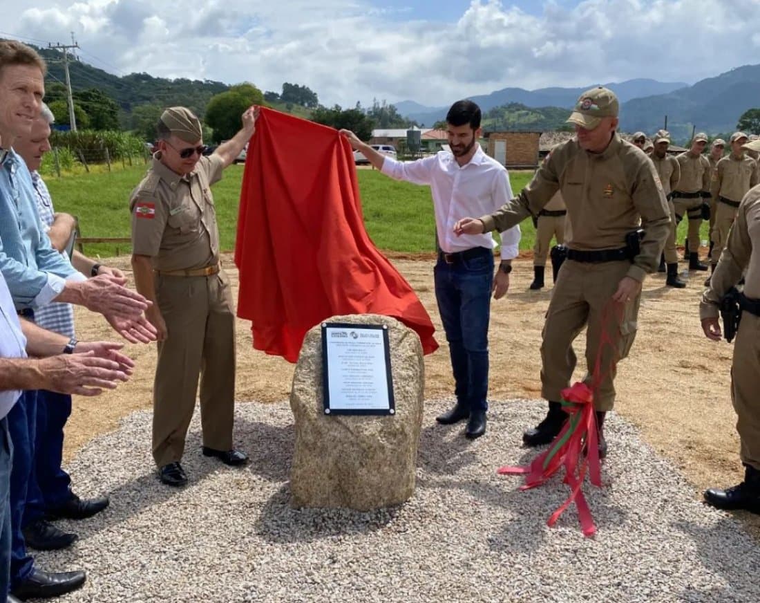 Nova sede da Polícia Militar de Gravatal é iniciada